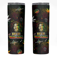 King Of Reggae Skinny Tumbler Legend Bob Peace and Love