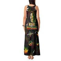 King Of Reggae Tank Maxi Dress Legend Bob Peace and Love