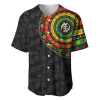 Adinkra Symbols Baseball Jersey African Culture - Wonder Print Shop