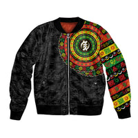 Adinkra Symbols Bomber Jacket African Culture - Wonder Print Shop