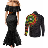 adinkra-symbols-couples-matching-mermaid-dress-and-long-sleeve-button-shirts-african-culture