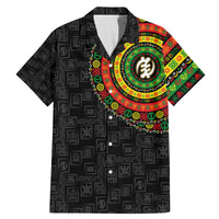 Adinkra Symbols Family Matching Mermaid Dress and Hawaiian Shirt African Culture - Wonder Print Shop