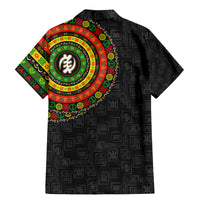 Adinkra Symbols Family Matching Mermaid Dress and Hawaiian Shirt African Culture - Wonder Print Shop