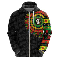 Adinkra Symbols Hoodie African Culture - Wonder Print Shop