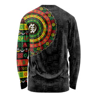 Adinkra Symbols Long Sleeve Shirt African Culture - Wonder Print Shop