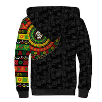 Adinkra Symbols Sherpa Hoodie African Culture - Wonder Print Shop