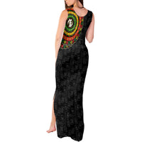 Adinkra Symbols Tank Maxi Dress African Culture - Wonder Print Shop