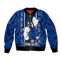 Guam Chamorro Warrior Bomber Jacket Traditional Tribal Patterns - Wonder Print Shop