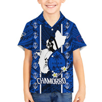 Guam Chamorro Warrior Kid Hawaiian Shirt Traditional Tribal Patterns - Wonder Print Shop