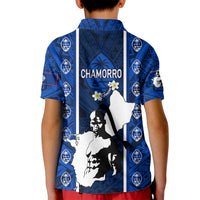 Guam Chamorro Warrior Kid Polo Shirt Traditional Tribal Patterns - Wonder Print Shop
