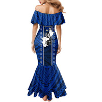 Guam Chamorro Warrior Mermaid Dress Traditional Tribal Patterns - Wonder Print Shop