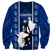 Guam Chamorro Warrior Sweatshirt Traditional Tribal Patterns - Wonder Print Shop