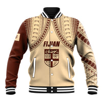 Fiji Bula Baseball Jacket Tapa Pattern Design - Wonder Print Shop