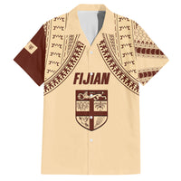 Fiji Bula Family Matching Long Sleeve Bodycon Dress and Hawaiian Shirt Tapa Pattern Design - Wonder Print Shop