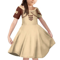 Fiji Bula Family Matching Mermaid Dress and Hawaiian Shirt Tapa Pattern Design - Wonder Print Shop