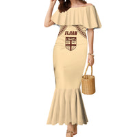 Fiji Bula Mermaid Dress Tapa Pattern Design - Wonder Print Shop