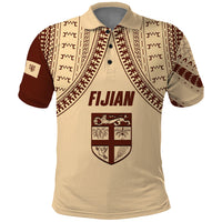 Fiji Bula Polo Shirt Tapa Pattern Design - Wonder Print Shop