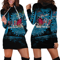 Fiji Rugby Hoodie Dress Bring The Heat - Wonder Print Shop