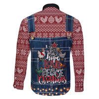 Merry Clucking Christmas Family Matching Tank Maxi Dress and Hawaiian Shirt Chicken Santa Hat - Wonder Print Shop