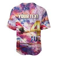 Custom 4th Of July Independence Day American Baseball Jersey - Wonder Print Shop
