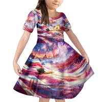 Custom 4th Of July Independence Day American Family Matching Mermaid Dress and Hawaiian Shirt - Wonder Print Shop