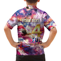 Custom 4th Of July Independence Day American Family Matching Summer Maxi Dress and Hawaiian Shirt - Wonder Print Shop