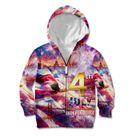 Custom 4th Of July Independence Day American Kid Hoodie - Wonder Print Shop