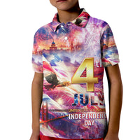 Custom 4th Of July Independence Day American Kid Polo Shirt - Wonder Print Shop