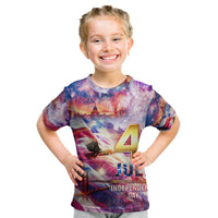 Custom 4th Of July Independence Day American Kid T Shirt - Wonder Print Shop