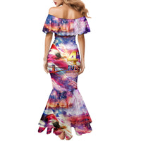 Custom 4th Of July Independence Day American Mermaid Dress - Wonder Print Shop