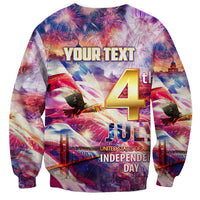 Custom 4th Of July Independence Day American Sweatshirt - Wonder Print Shop