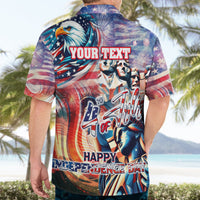 Personalized American Independence Day Hawaiian Shirt 4th of July Statue of Liberty - Wonder Print Shop