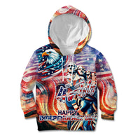 Personalized American Independence Day Kid Hoodie 4th of July Statue of Liberty - Wonder Print Shop