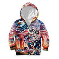 Personalized American Independence Day Kid Hoodie 4th of July Statue of Liberty - Wonder Print Shop