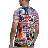 Personalized American Independence Day Rugby Jersey 4th of July Statue of Liberty - Wonder Print Shop