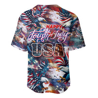 Happy Fourth of July Baseball Jersey American Eagle Flag US Independence Day - Wonder Print Shop