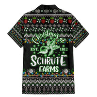 Merry Christmas Schrute Farms Family Matching Mermaid Dress and Hawaiian Shirt - Wonder Print Shop