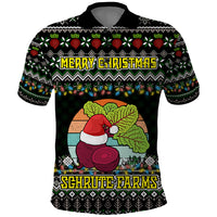 Merry Christmas Schrute Farms Polo Shirt - Wonder Print Shop