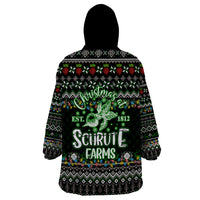 Merry Christmas Schrute Farms Wearable Blanket Hoodie - Wonder Print Shop