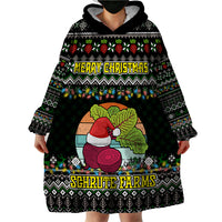 Merry Christmas Schrute Farms Wearable Blanket Hoodie - Wonder Print Shop