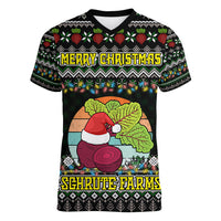 Merry Christmas Schrute Farms Women V Neck T Shirt - Wonder Print Shop