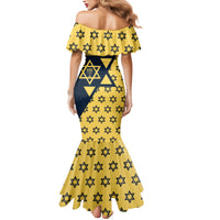 Happy Hanukkah Family Matching Mermaid Dress and Hawaiian Shirt Jewish Star of David - Wonder Print Shop