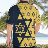 Happy Hanukkah Hawaiian Shirt Jewish Star of David - Wonder Print Shop