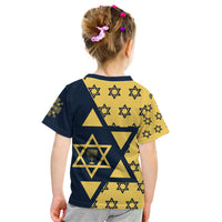 Happy Hanukkah Kid T Shirt Jewish Star of David - Wonder Print Shop