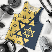 Happy Hanukkah Men Tank Top Jewish Star of David - Wonder Print Shop
