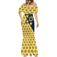 Happy Hanukkah Mermaid Dress Jewish Star of David - Wonder Print Shop