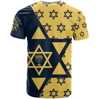 Happy Hanukkah T Shirt Jewish Star of David - Wonder Print Shop