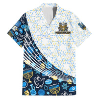 Happy Hanukkah Family Matching Mermaid Dress and Hawaiian Shirt Menorah and Dreidel - Wonder Print Shop