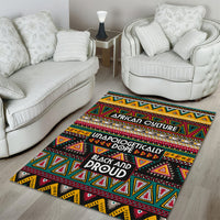 Colorful African Pattern Area Rug - Wonder Print Shop