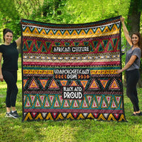 Colorful African Pattern Quilt - Wonder Print Shop